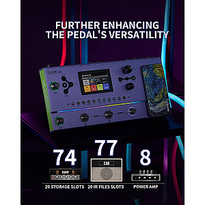 Mooer GE200 Pro Li Amp Modeling & Multi Effects Processor with Built In Rechargeable Battery